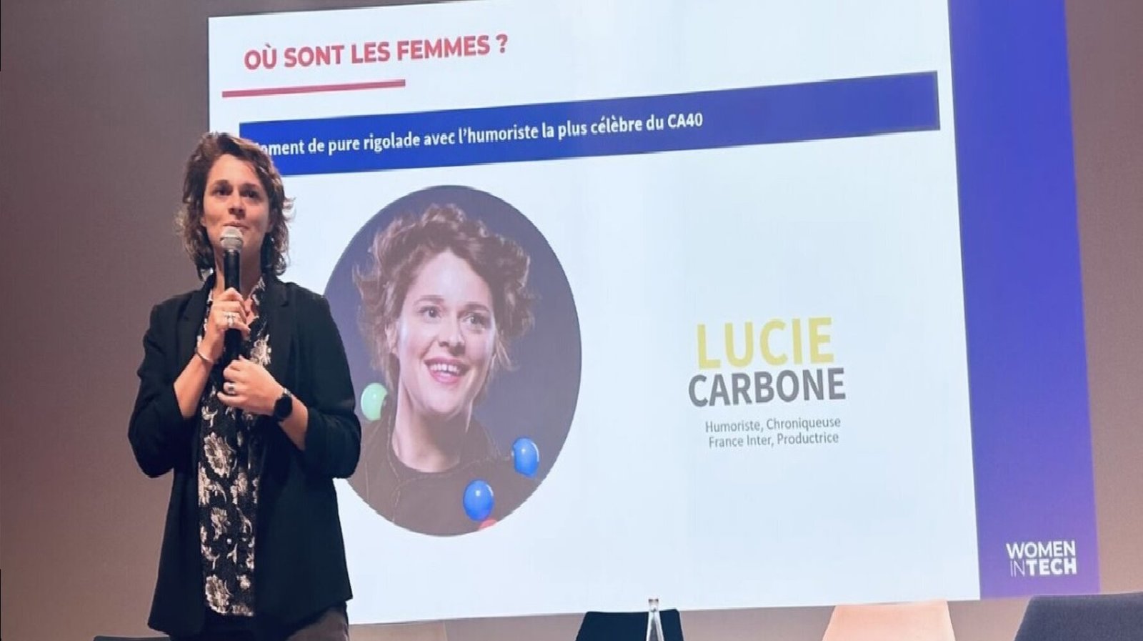 stand-up Lucie Carbone / égalité femmes hommes